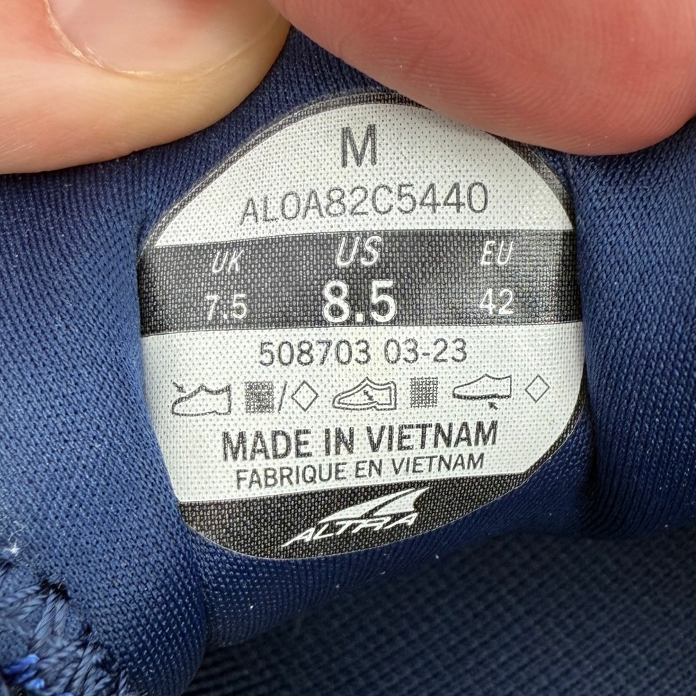 Altra‎ Paradigm 7 Sneakers Men 8.5 Blue AL0A82C5440 Road Running Shoes GuideRail - Picture 12 of 12